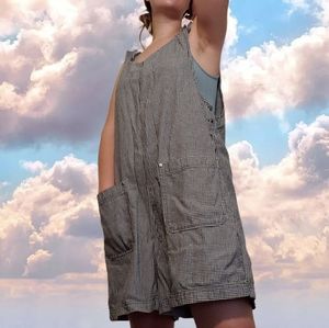 Plus size besties!! Checkered romper!!